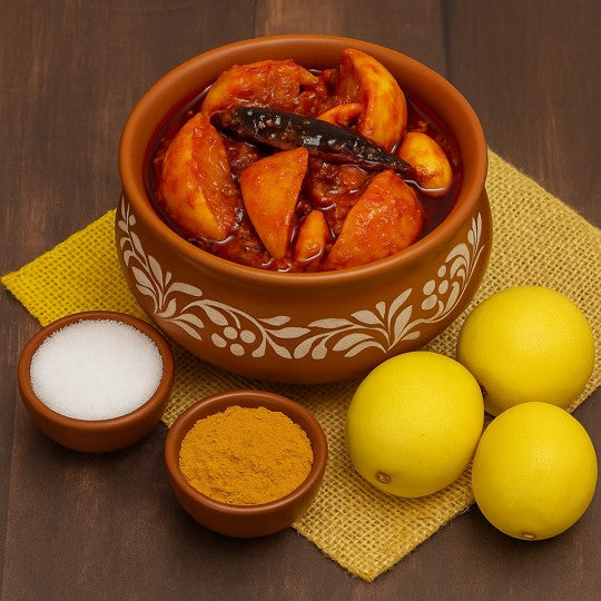 Lime Pickle/నిమ్మకాయ పచ్చడి