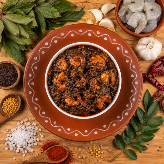 Gongura Shrimp Pickle / గోంగూర రొయ్యల పచ్చడి