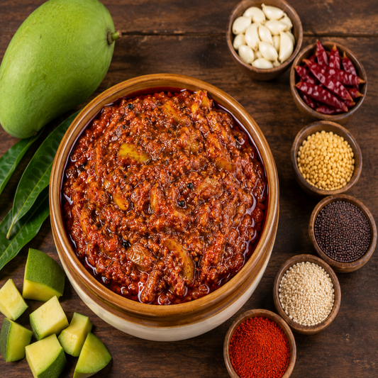 Mango Thokku Pickle / మామిడికాయ తొక్కు పచ్చడి